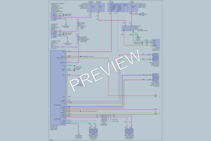 2010 Acura TL Anti Lock Brakes wiring diagram preview