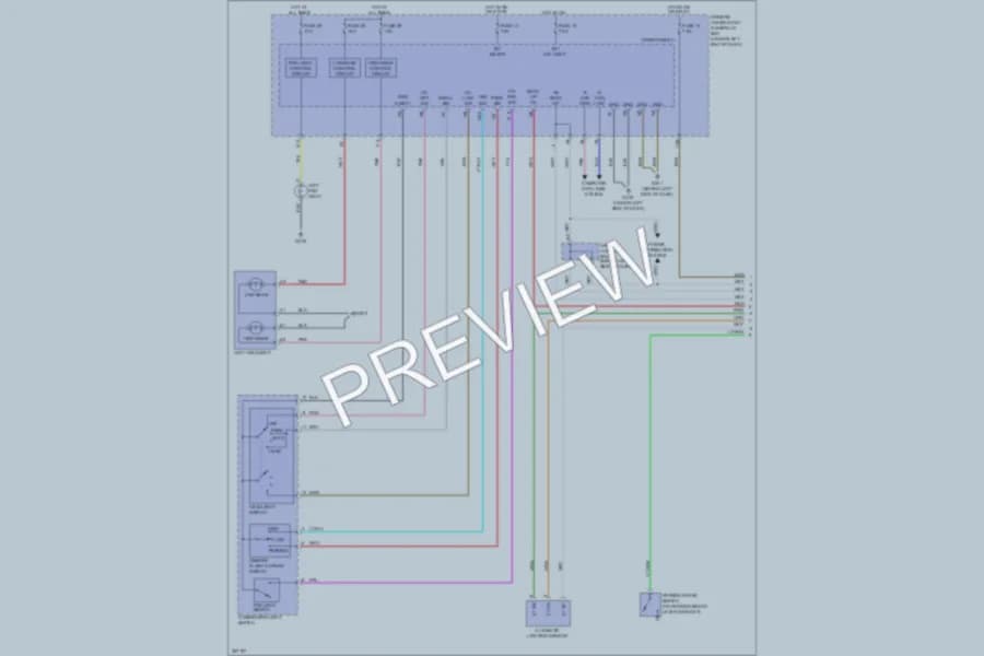2010 Acura TL Headlights wiring diagram preview