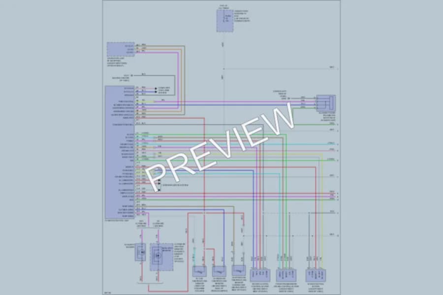 2010 Acura TSX Air Conditioning wiring diagram preview