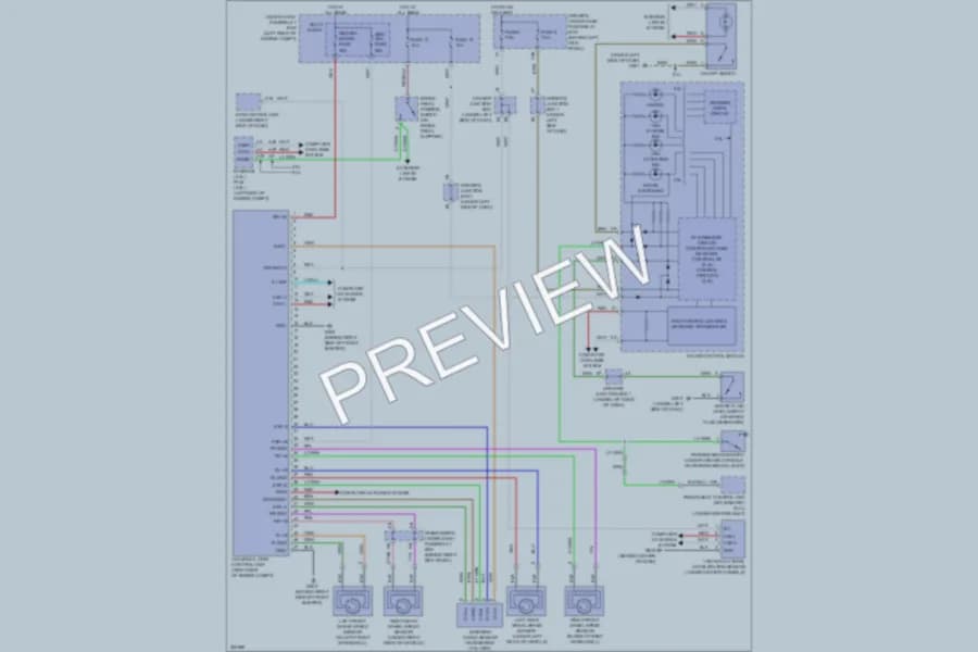 2010 Acura TSX Anti Lock Brakes wiring diagram preview