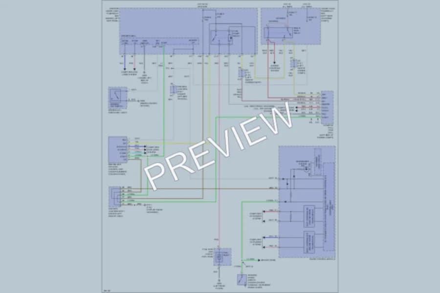 2010 Acura TSX Anti Theft wiring diagram preview