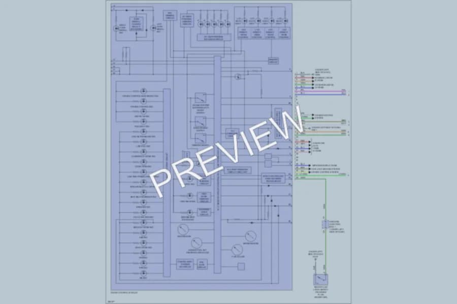 2010 Acura TSX Instrument Cluster wiring diagram preview