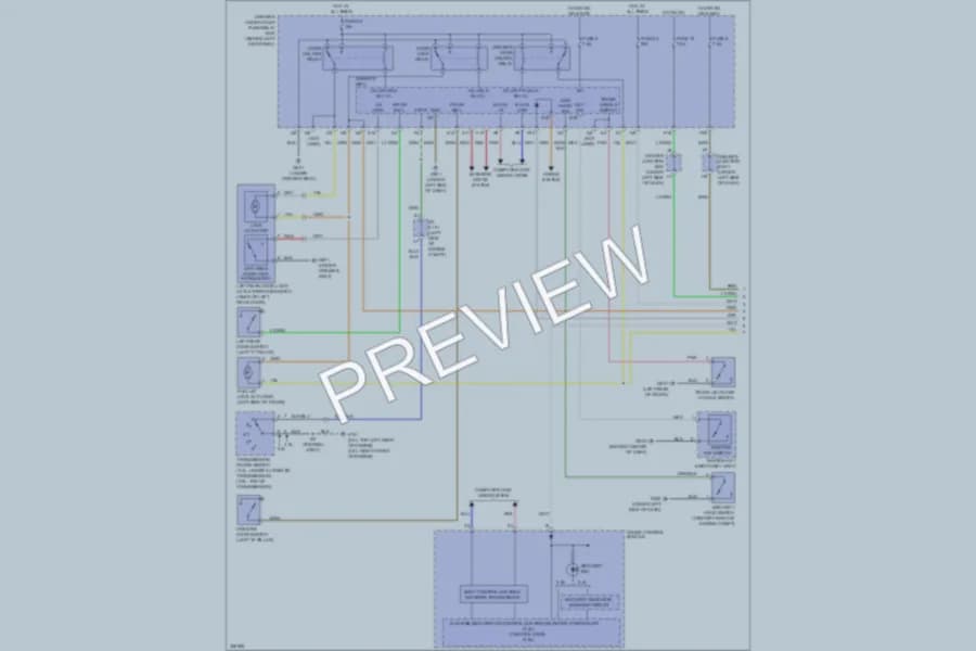 2010 Acura TSX Power Door Locks wiring diagram preview