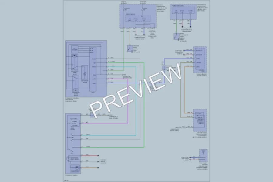 2010 Acura TSX Power Top Sunroof wiring diagram preview