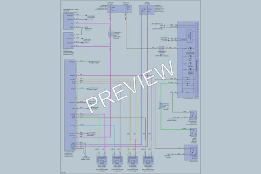 2010 Acura ZDX Anti Lock Brakes wiring diagram preview