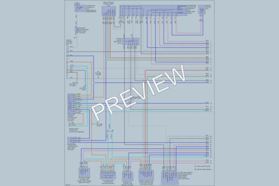 2010 Acura ZDX Computer Data Lines wiring diagram preview