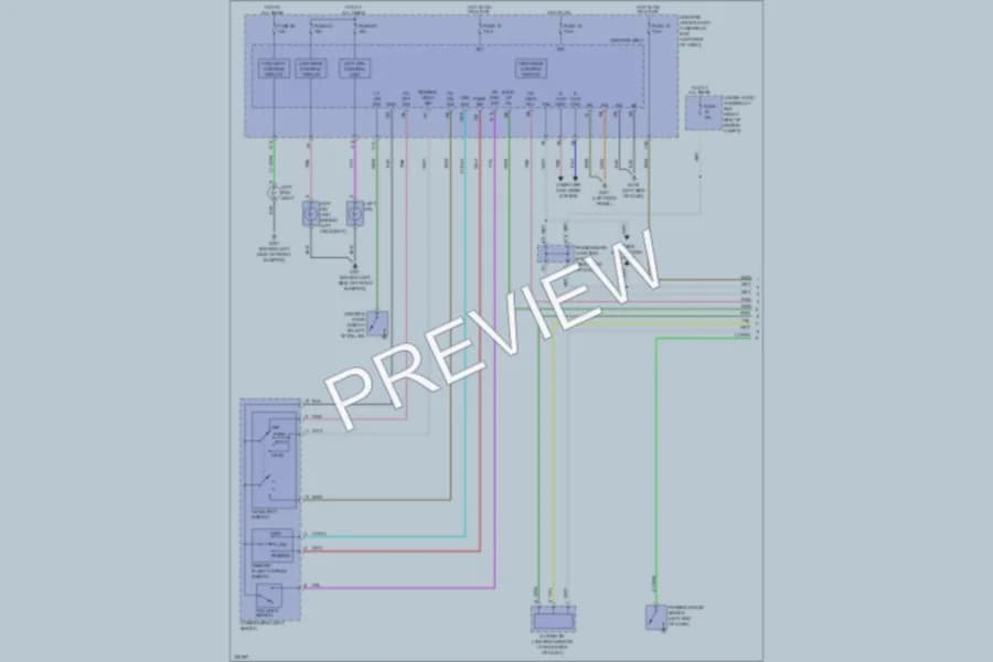 2010 Acura ZDX Headlights wiring diagram preview