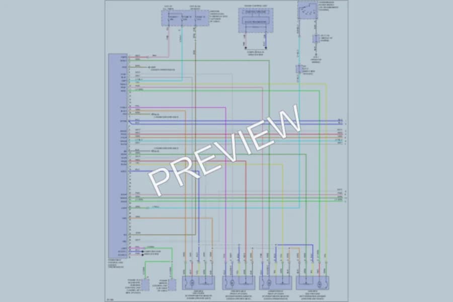 2010 Acura ZDX Memory Systems wiring diagram preview