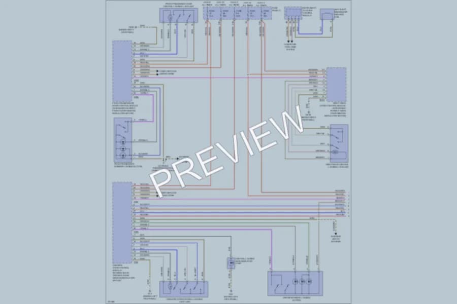 2010 Audi A3 Anti Theft wiring diagram preview