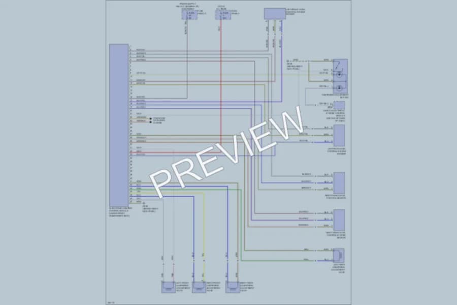 2010 Audi A3 Electronic Suspension wiring diagram preview