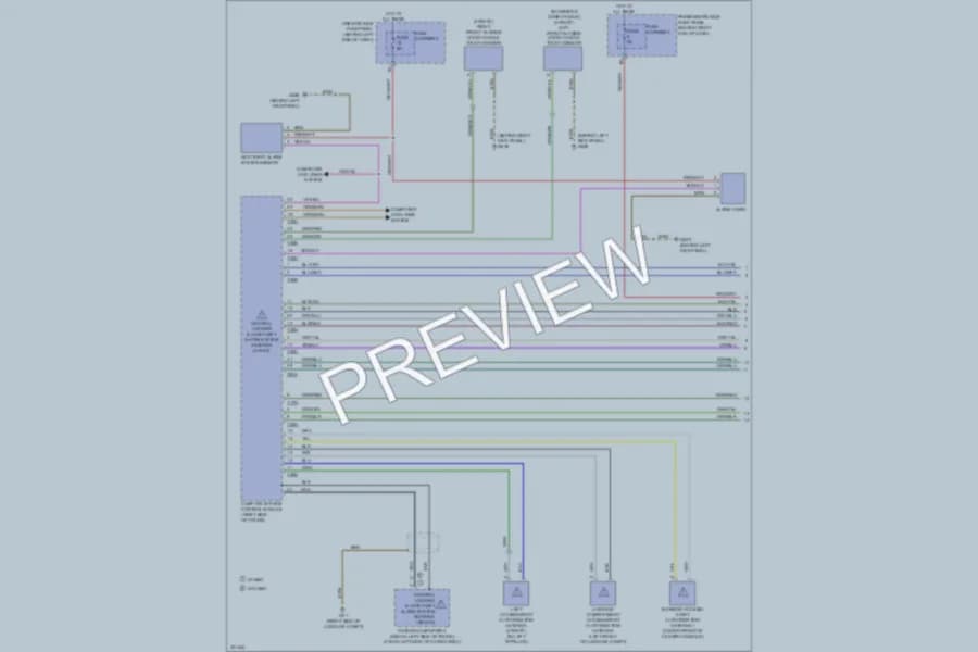 2010 Audi A4 Anti Theft wiring diagram preview