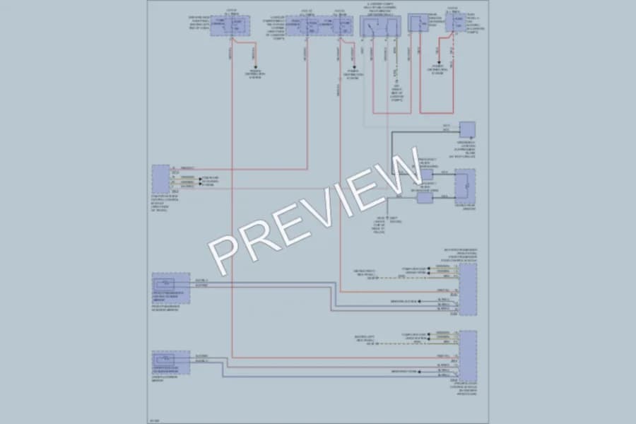 2010 Audi A4 Defoggers wiring diagram preview