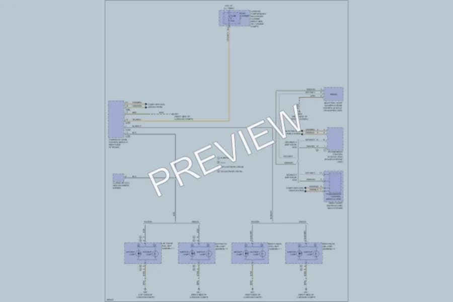 2010 Audi A4 Exterior Lights wiring diagram preview