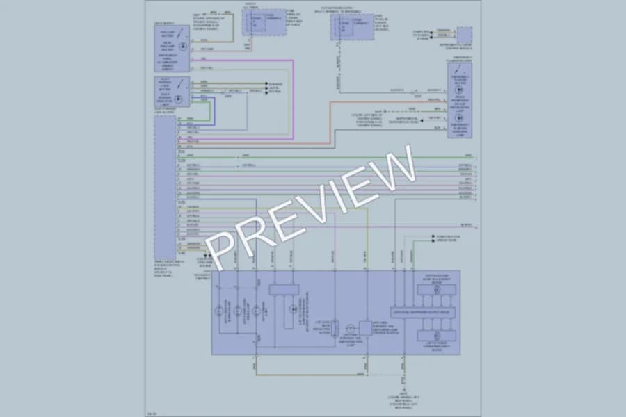 2010 Audi A5 Headlights wiring diagram preview