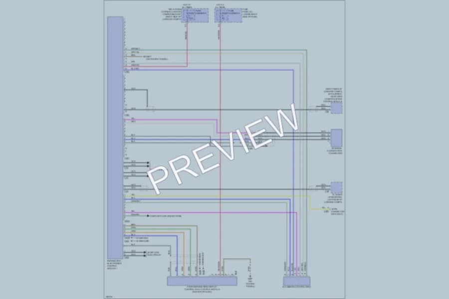 2010 Audi A5 Instrument Cluster wiring diagram preview