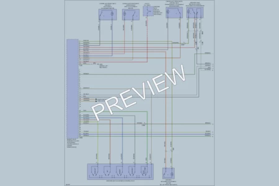 2010 Audi A5 Memory Systems wiring diagram preview