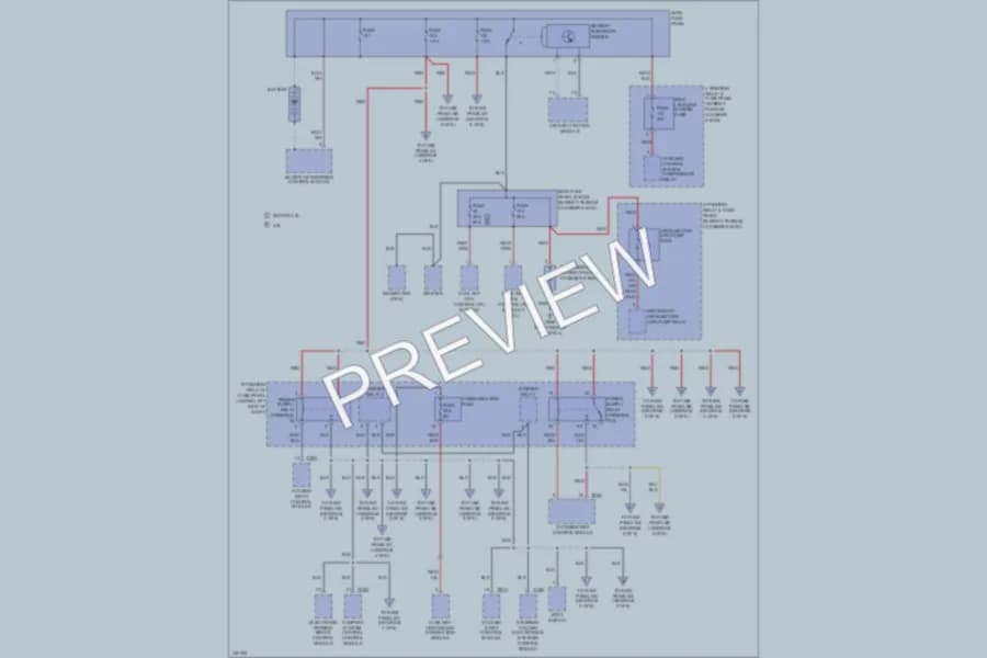 2010 Audi A6 Power Distribution wiring diagram preview