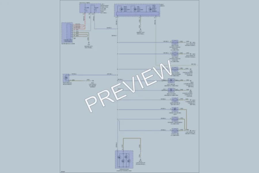 2010 Audi A8L Interior Lights wiring diagram preview
