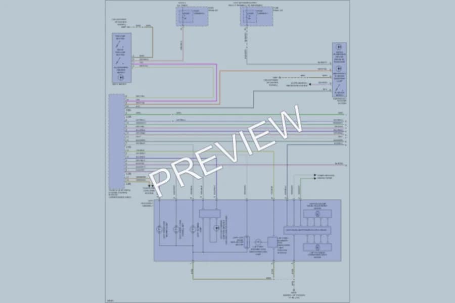 2010 Audi Q5 Headlights wiring diagram preview