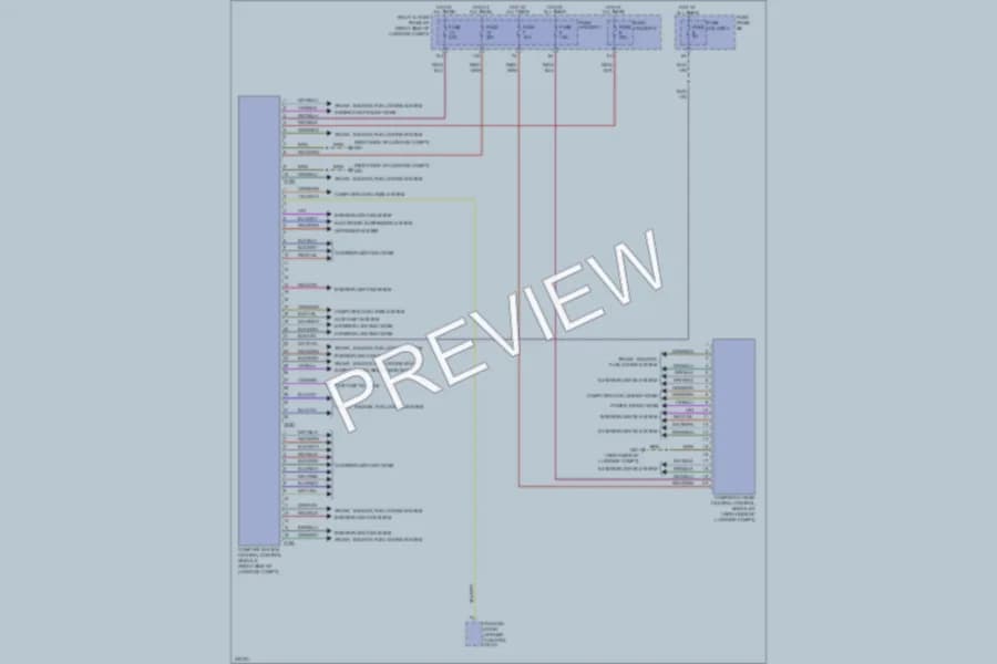 2010 Audi Q7 Body Control Modules wiring diagram preview