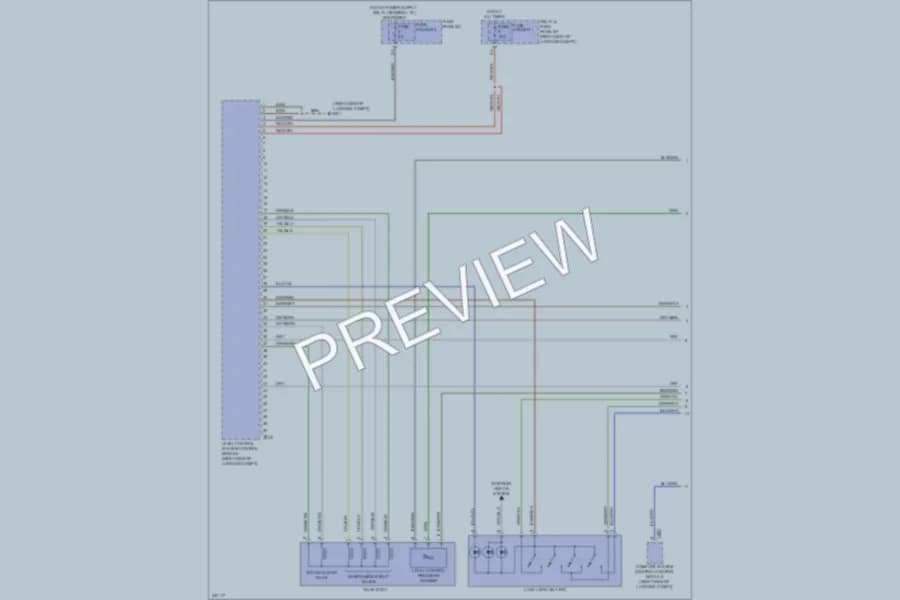 2010 Audi Q7 Electronic Suspension wiring diagram preview