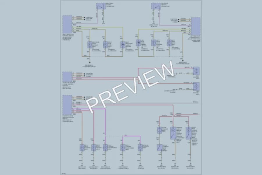 2010 Audi Q7 Interior Lights wiring diagram preview