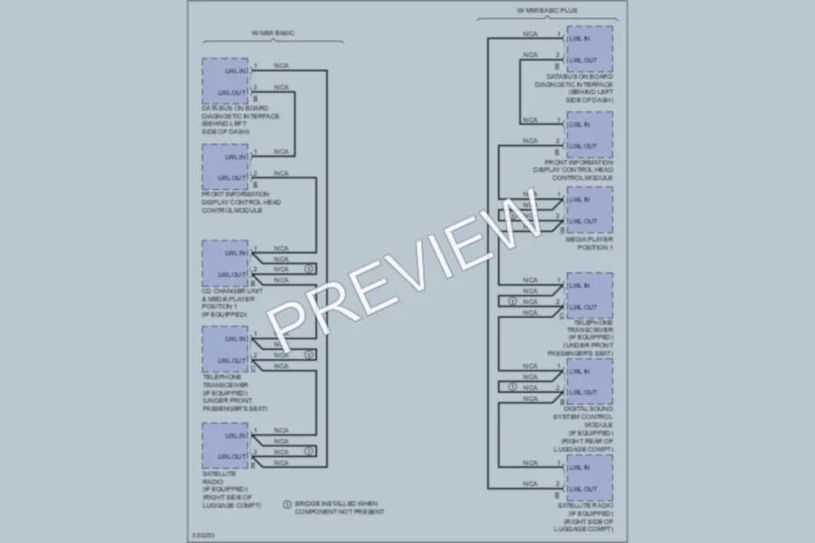 2010 Audi Q7 Radio wiring diagram preview