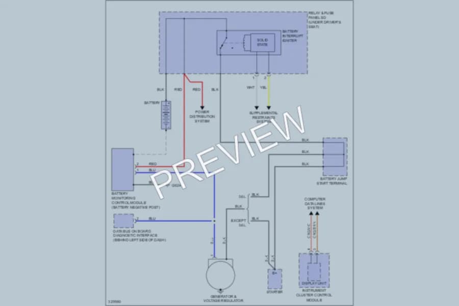 2010 Audi Q7 Starting Charging wiring diagram preview