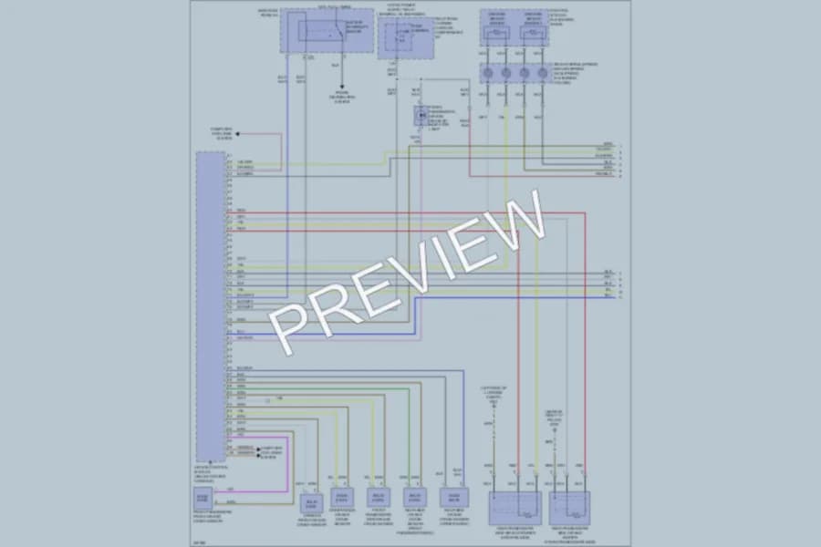 2010 Audi S4 Supplemental Restraints wiring diagram preview
