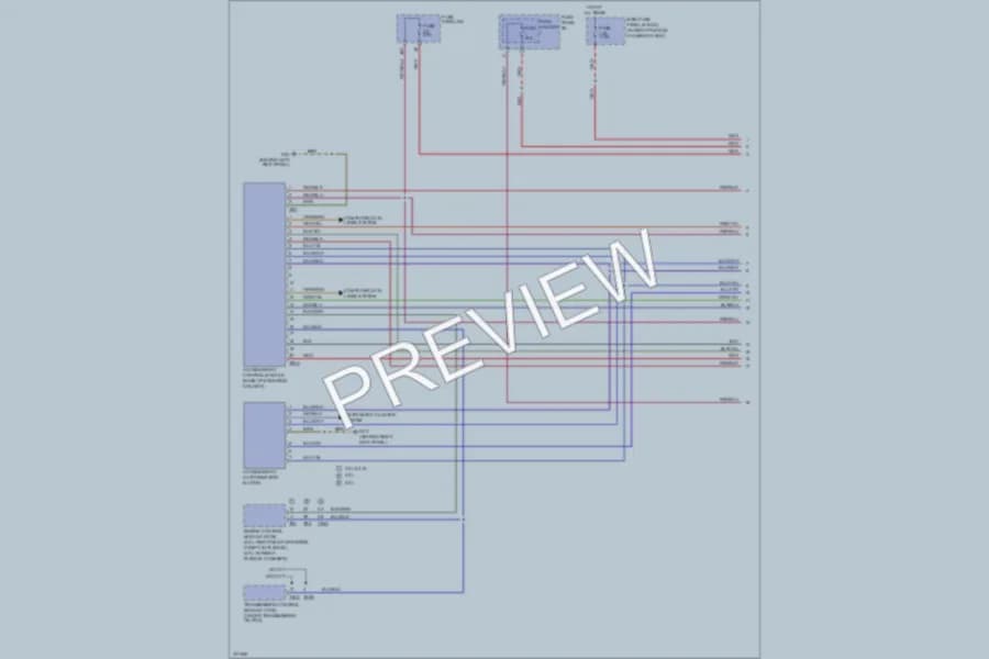 2010 Audi S6 Anti Theft wiring diagram preview