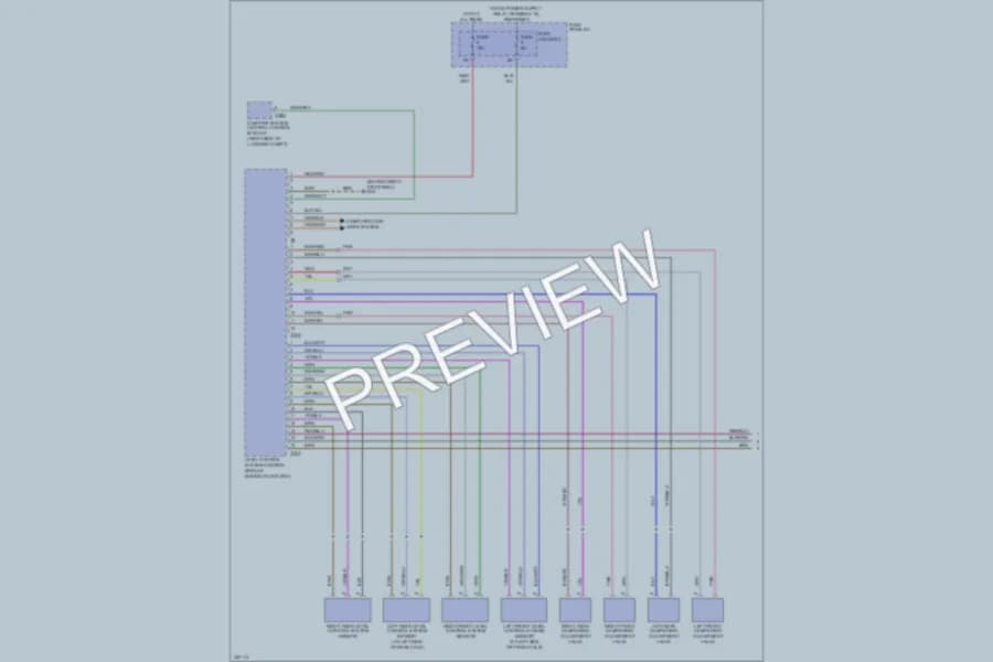 2010 Audi S6 Electronic Suspension wiring diagram preview