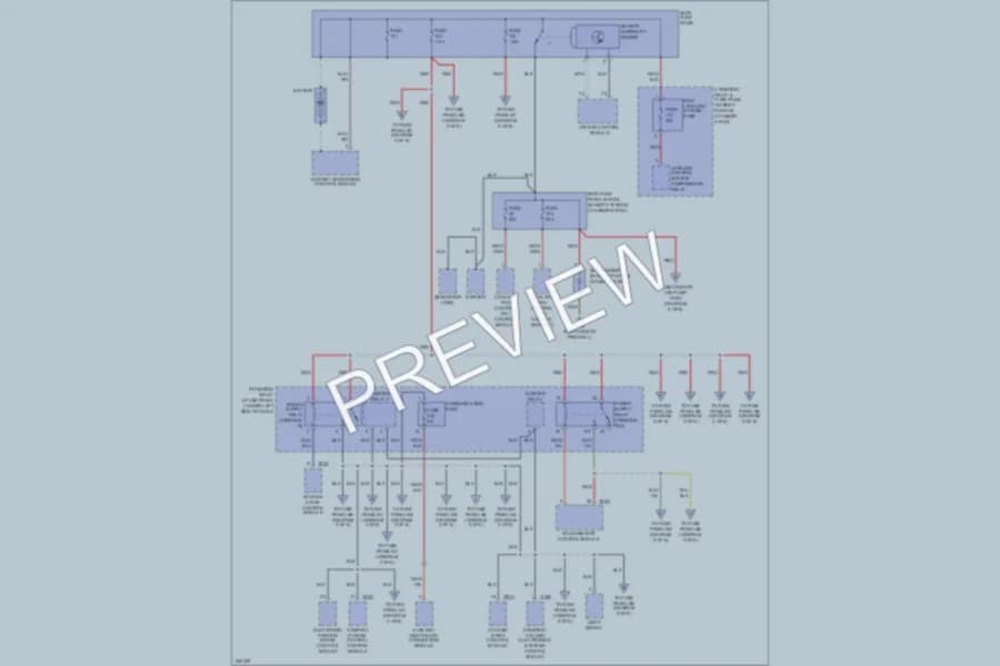 2010 Audi S6 Power Distribution wiring diagram preview