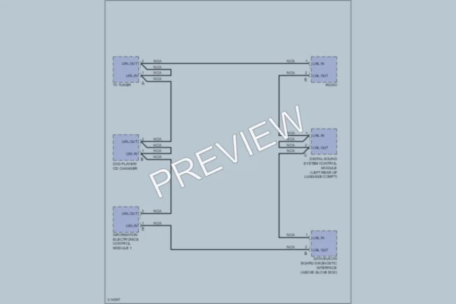 2010 Audi S6 Radio wiring diagram preview