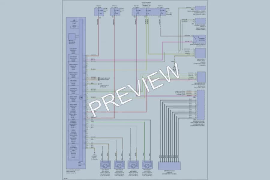 2010 Audi TT Anti Lock Brakes wiring diagram preview