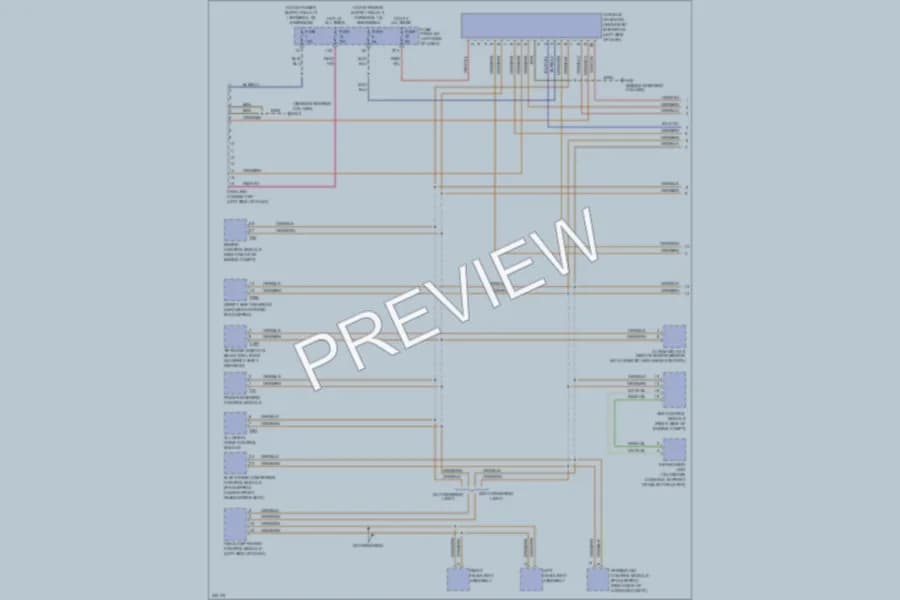 2010 Audi TT Computer Data Lines wiring diagram preview