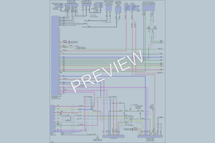 2010 Audi TT Navigation wiring diagram preview