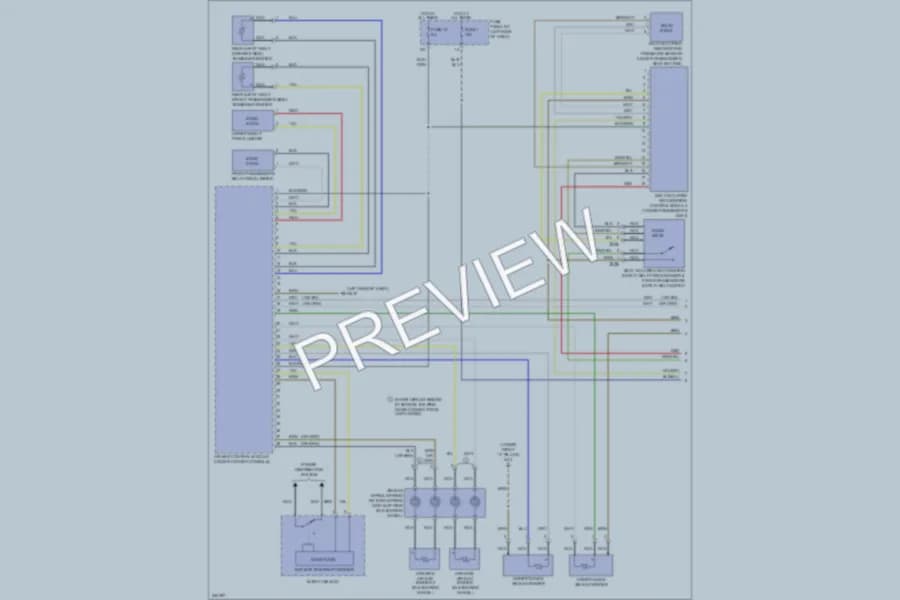 2010 Audi TTS Supplemental Restraints wiring diagram preview