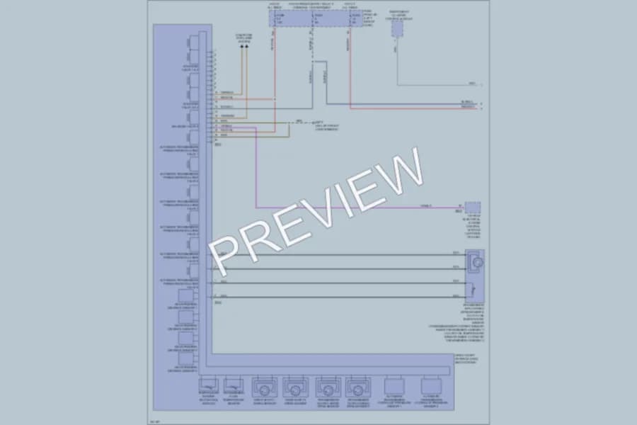 2010 Audi TTS Transmission wiring diagram preview