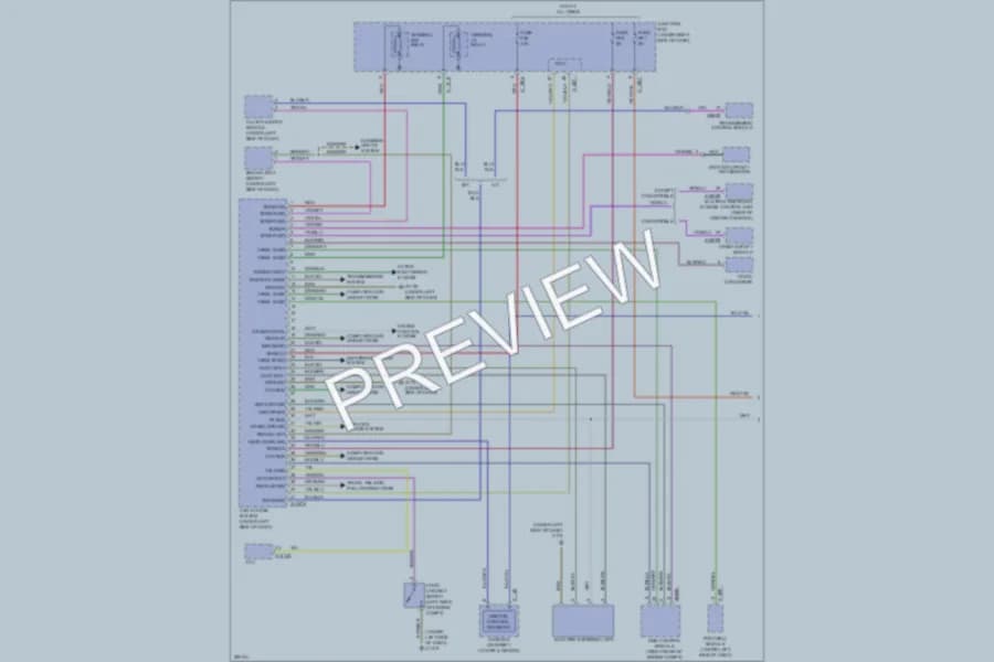 2010 BMW 128i Anti Theft wiring diagram preview