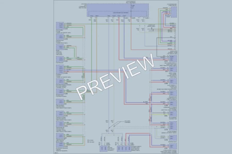 2010 BMW 128i Computer Data Lines wiring diagram preview