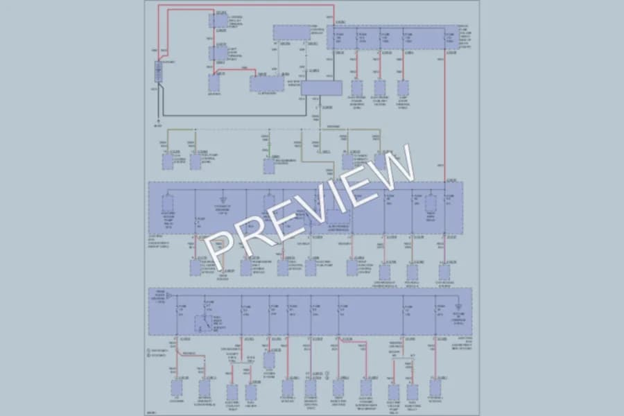 2010 BMW 128i Power Distribution wiring diagram preview