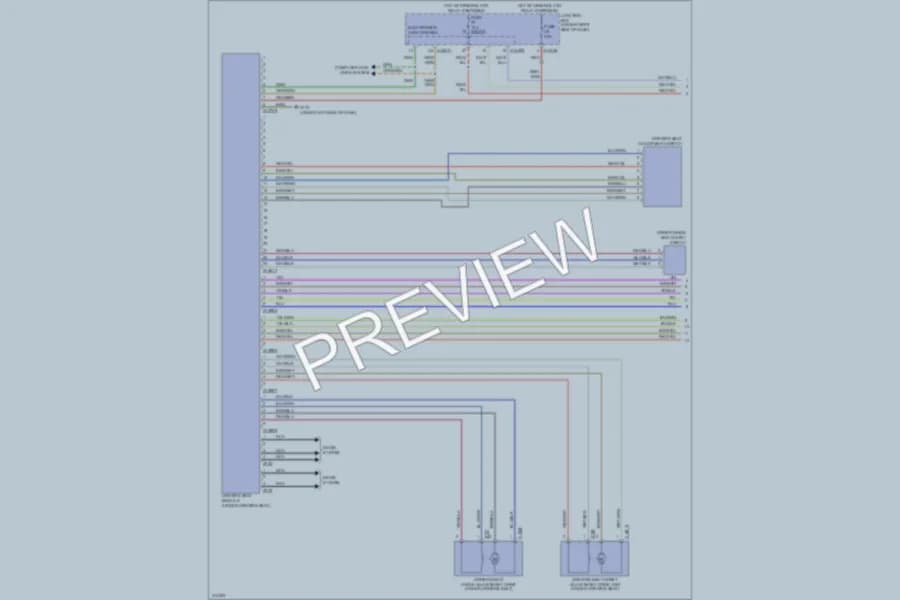 2010 BMW 328i Memory Systems wiring diagram preview