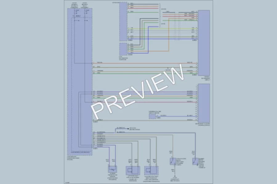 2010 BMW 335d Instrument Cluster wiring diagram preview