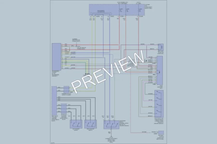 2010 BMW 335d Transmission wiring diagram preview