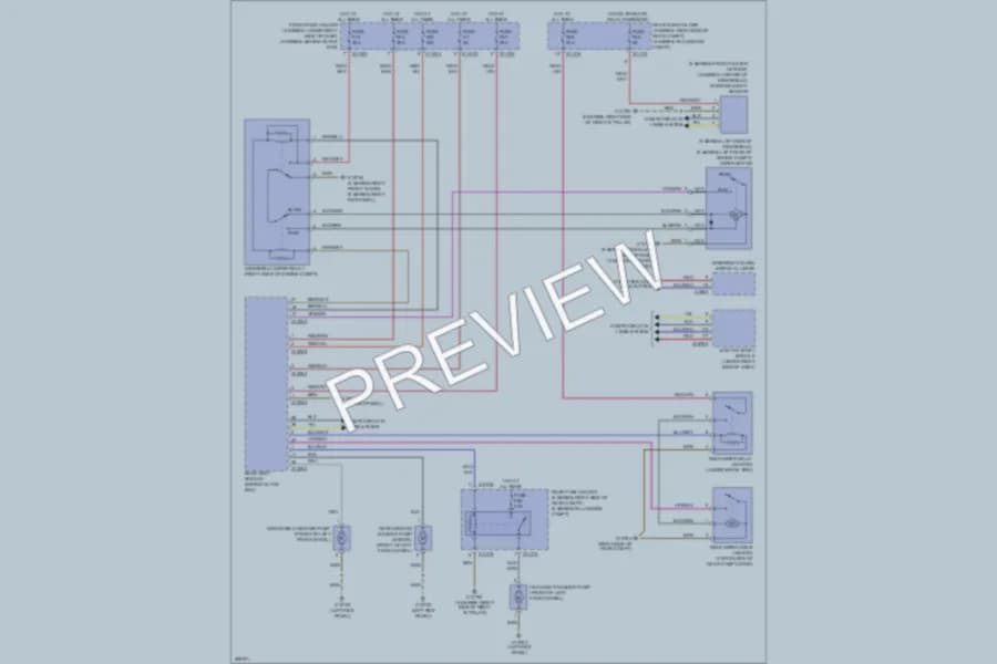 2010 BMW 528i Wiper Washer wiring diagram preview