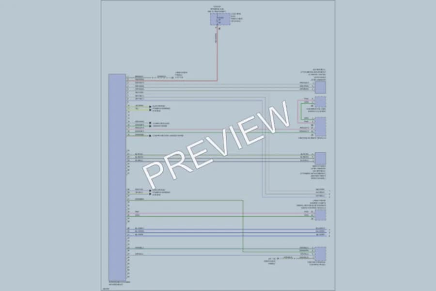 2010 BMW 535iGranTurismo Electronic Suspension wiring diagram preview
