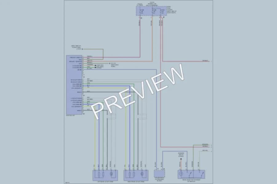 2010 BMW 535iGranTurismo Trunk Tailgate Fuel Door wiring diagram preview