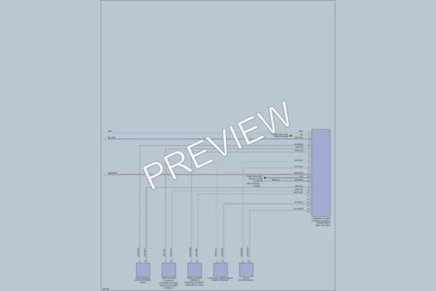 2010 BMW 550i Anti Theft wiring diagram preview