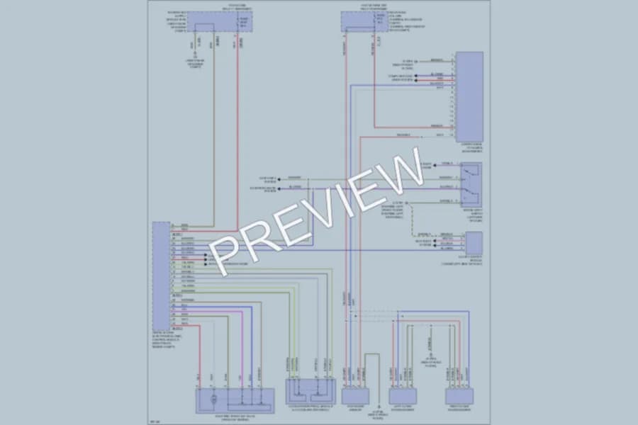 2010 BMW 550i Cruise Control wiring diagram preview