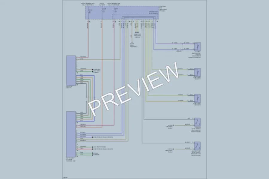 2010 BMW 550iGranTurismo Instrument Cluster wiring diagram preview